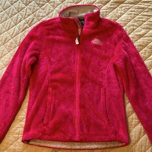 Pink northface coat size S. Good condition